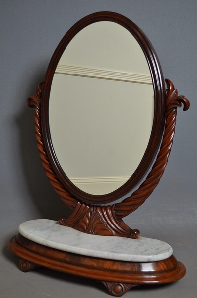 antique Victorian Toilet Mirror sn2577