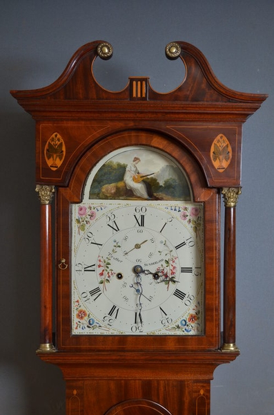 antique Regency Longcase Clock  sn2469