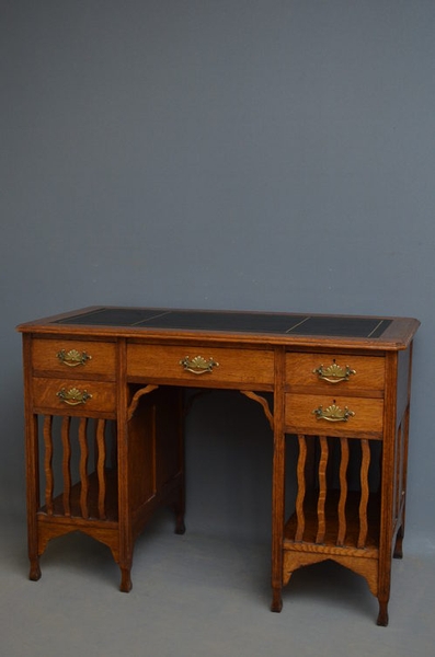 antique Arts and Crafts Writing Table  sn2544