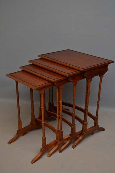 antique Edwardian Nest of Tables sn2559