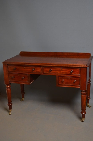 antique Victorian Writing Table sn2554