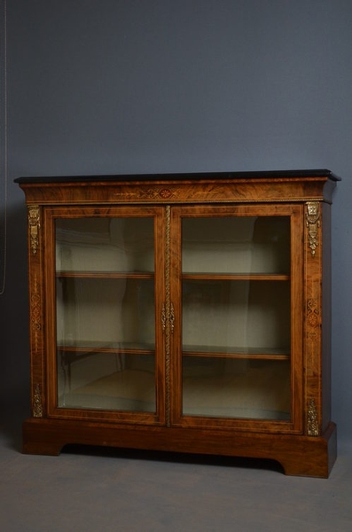 antique Victorian Display/ Pier Cabinet sn2224