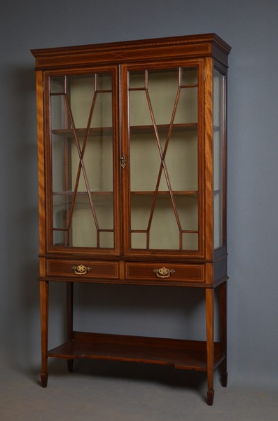 Edwardian Display Cabinet sn2530
