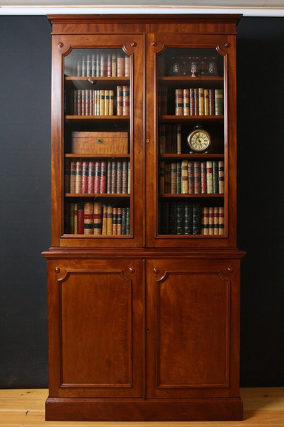 Early Victorian Library Bookcase sn2491