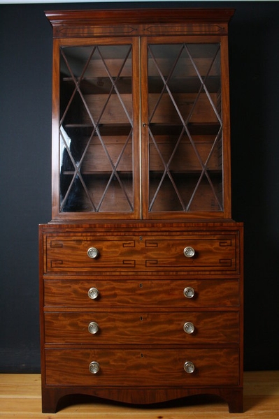 Regency Bookcase with Secretaire Section sn2229
