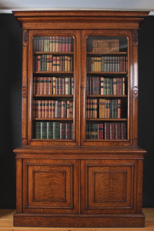 Victorian Oak Bookcase sn2112