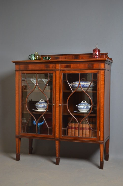 Edwardian Display Cabinet sn2682