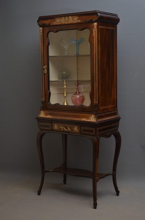 Late Victorian Display Cabinet sn2745