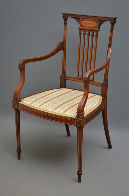 Edwardian Chair by Thos Turner Manchester sn2763