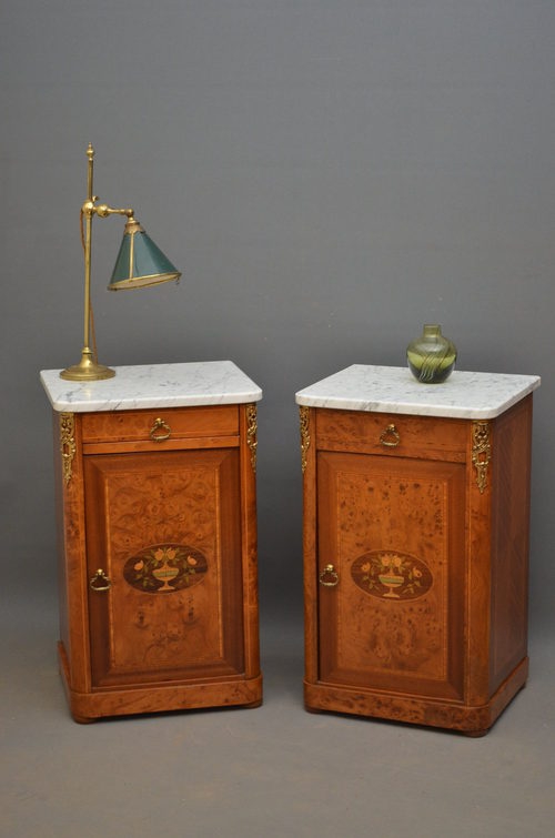 Pair of Bedside Cabinets sn2785