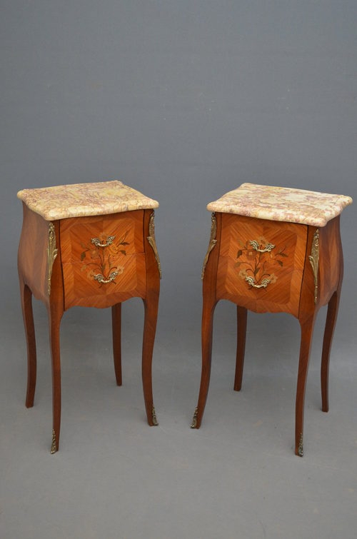 A pair of Turn of the century Bedside Cabinets  Sn2831 
