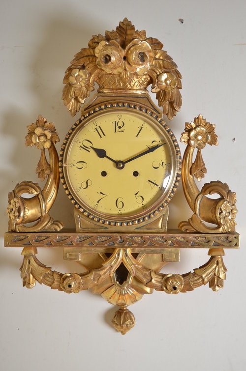 Gilded Wall Clock sn2859