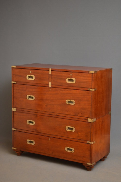 Victorian Military Chest of Drawers sn2900
