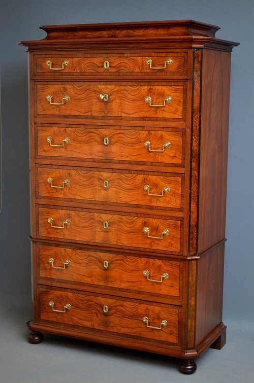 Continental Chest on Chest - Tall Boy Sn2970 