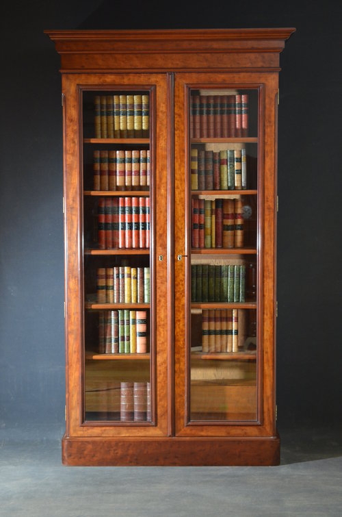 Superb Mahogany Glazed Bookcase Sn3013 