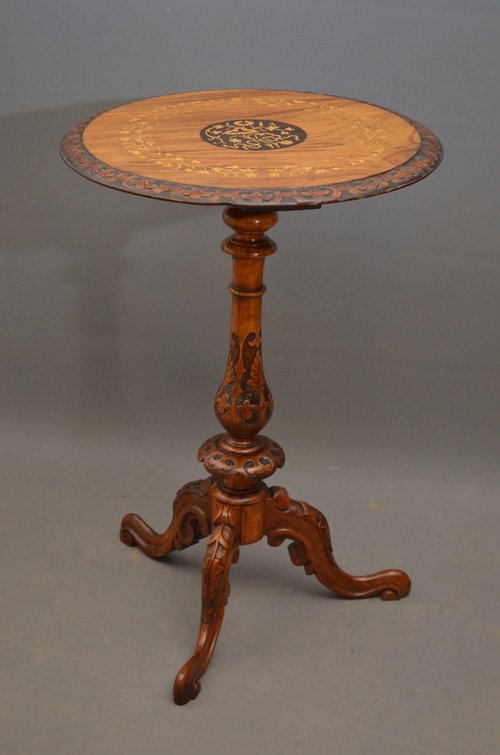 Victorian Pedestal Table - Occasional Table sn2996