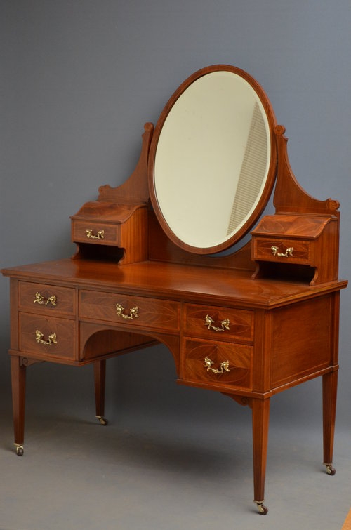 Fine Edwardian Dressing Table  Sn3054 