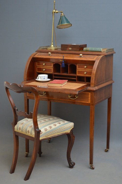 Edwardian Bureau - Writing Desk  Sn3086  