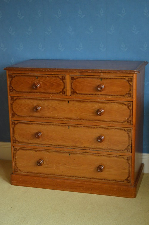 Victorian Pine Chest of Drawers Sn037