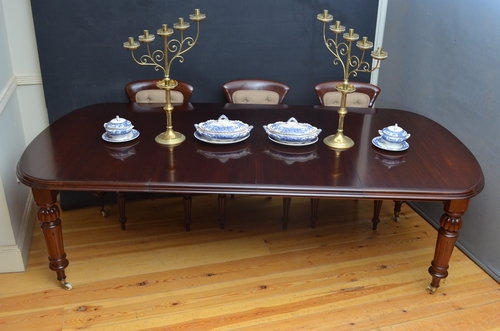 Victorian Extending Dining Table in Mahogany Sn3217 
