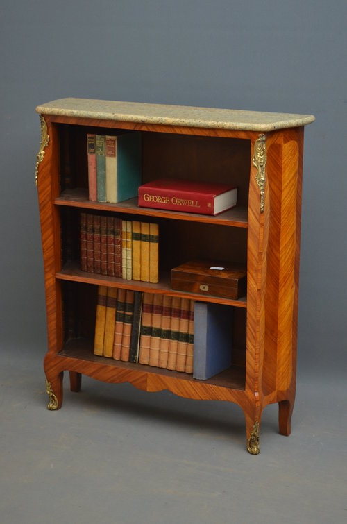 Fine Tulipwood Open Bookcase Sn3234