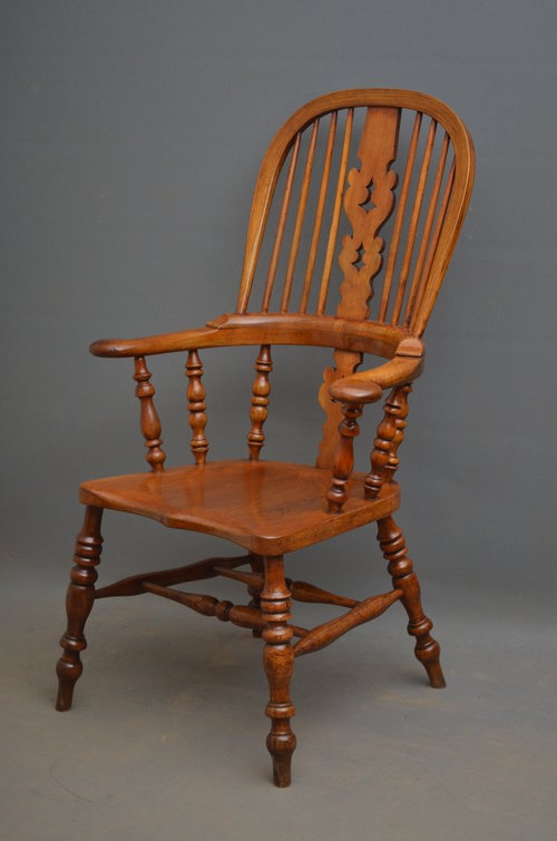 Early Victorian Windsor Chair  Sn2834 