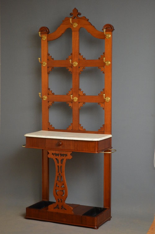 Victorian - Gothic Revival Hall Stand Sn3140  