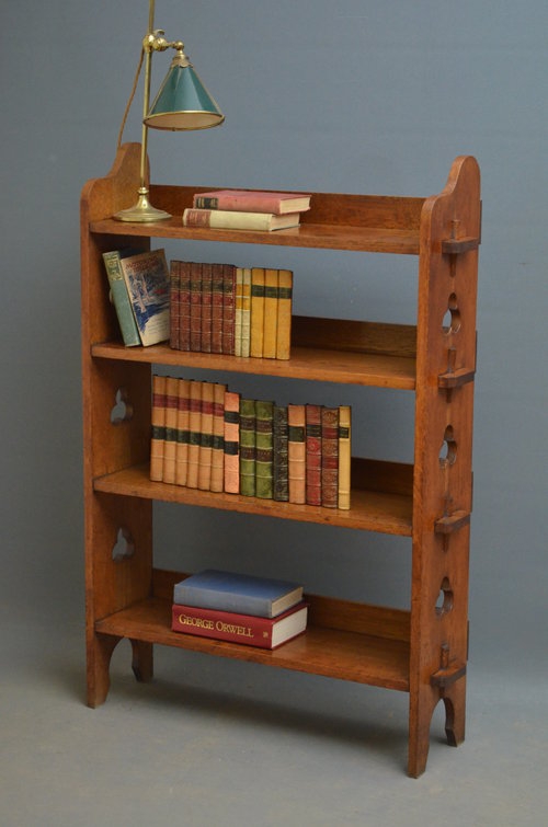 Arts and Crafts Bookshelves - Open Bookcase Sn3307