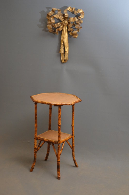 Late Victorian Bamboo Occasional Table Sn080