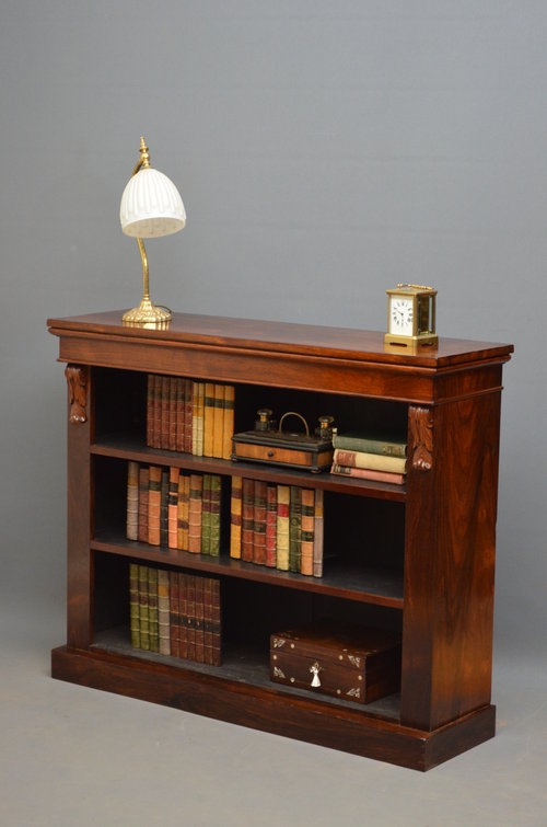 Victorian Open Bookcase in Rosewood sn3377