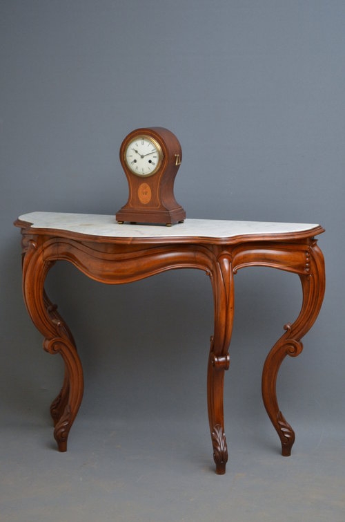 Victorian Mahogany Console Table - Hall Table Sn3426