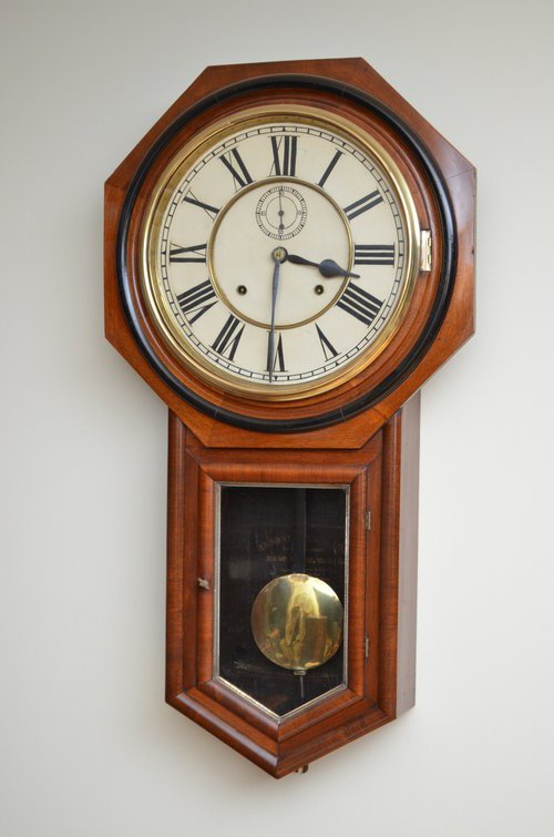 Late Victorian Regulator A Wall Clock Sn2954 