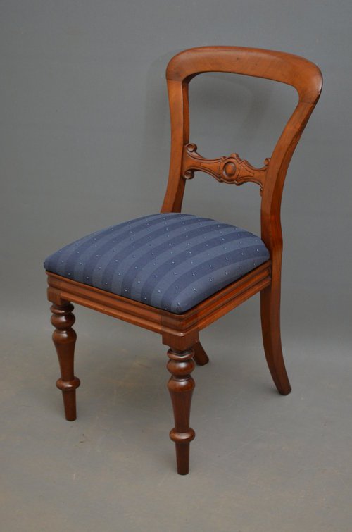 Victorian Mahogany Dressing Table Chair 
