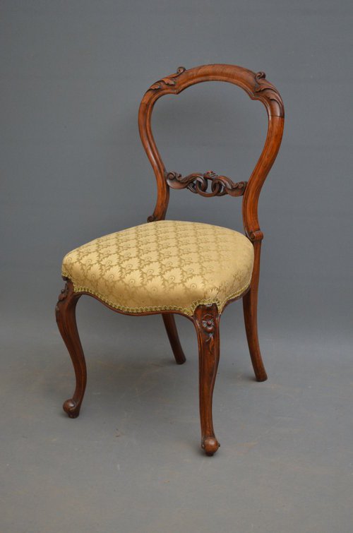Victorian Walnut Chair Sn3264 