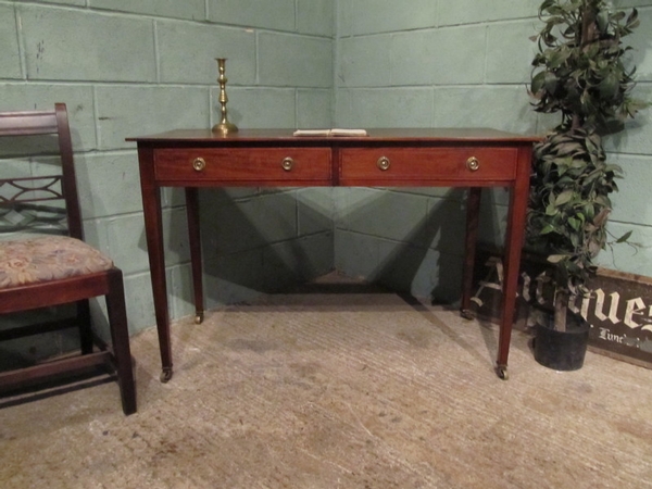 Antique Regency Mahogany Writing Table Desk c1820 w7006/9.7