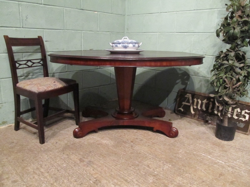 Antique Antique Victorian Mahogany Tilt Top Dining Table c1860 w6566/5.9