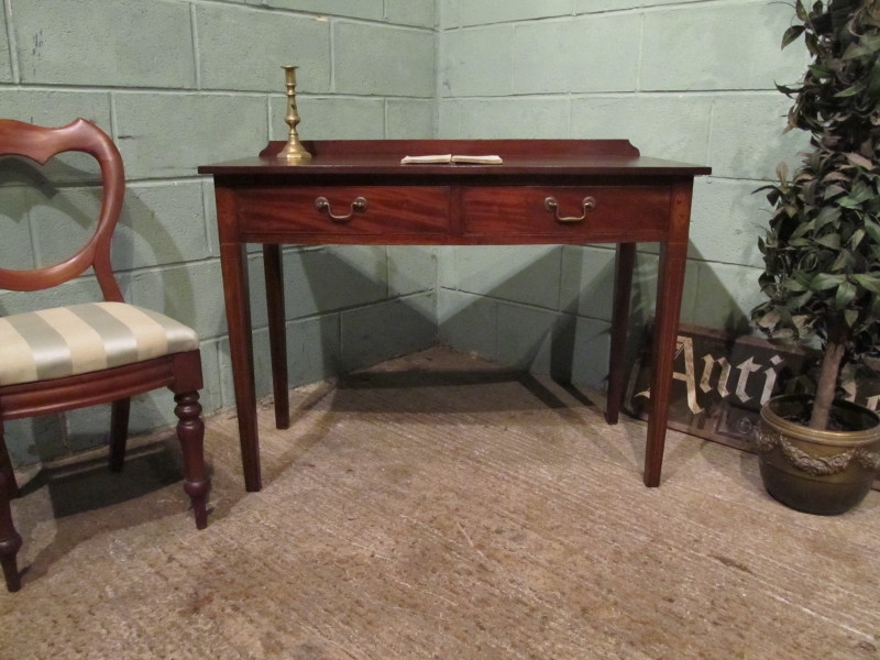 Antique Victorian Mahogany Writing Desk Table w7078/24.9
