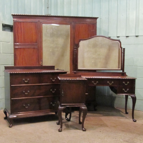 Antique Edwardian Mahogany Bedroom Suite by Waring & Gillow c1910 w7420/17.6
