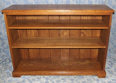 Antique Style SOLID OAK Bookcases / Display Unit with ADJUSTABLE SHELVES