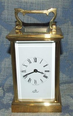 English IMPERIAL Brass Carriage Clock : Working Order