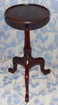 Antique GEORGIAN Mahogany Wine Table Kettle Stand Lamp Stand  c1800 / 1820 (a10)