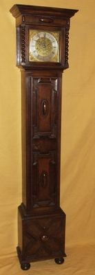 Antique 8 Day Miniature Grandfather / Grandmother Clock : Weight Driven Movement