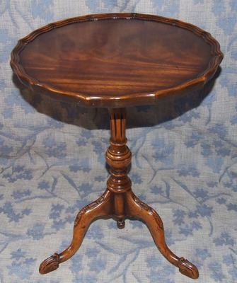 REPRODUX Bevan Funnell Magogany Wine / Occasional Table / Lamp Stand (a7)
