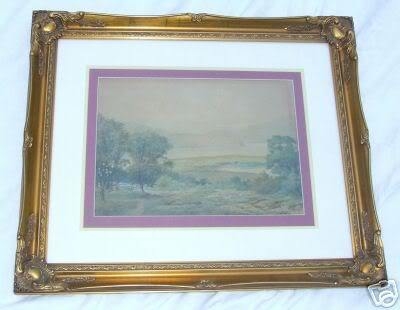 Antique Watercolours Country Scene Signed W. H. CHAPLIN