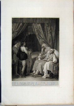 Print 1801 Sir Windham Admonishing Sons Loyalty Ki