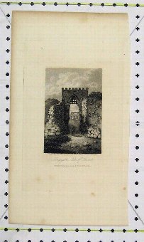 Print 1816 View Kingsgate Isle Thanet Engraving Ro