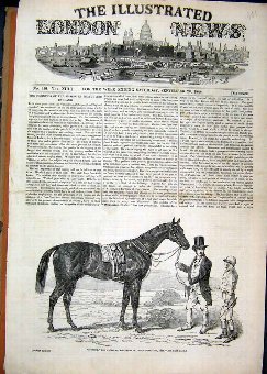 Print 1848 Horse Surplice Winner St Leger Doncaste