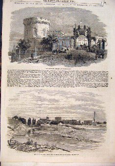 Print 1855 Carlisle Scotland Royal Agricultural So