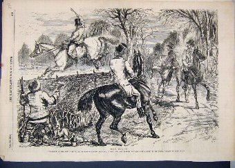 Print 1856 Horses Jumping Party Dog Beautiful 27MA