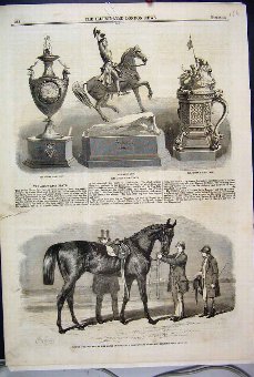 Print 1860 Ascot Cup Rupee Hunt Queen Gold Vase 56